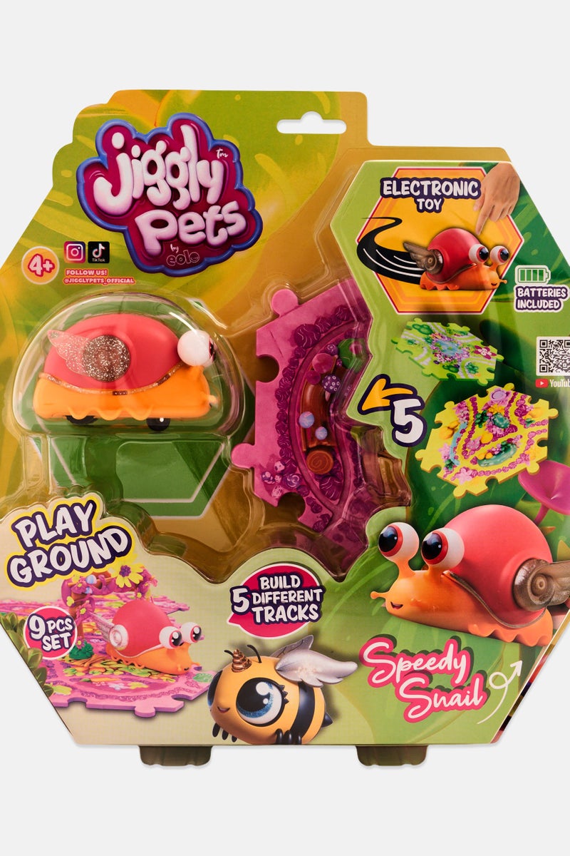 Jiggly Pets حلزون سريع مع ملعب - Image 5